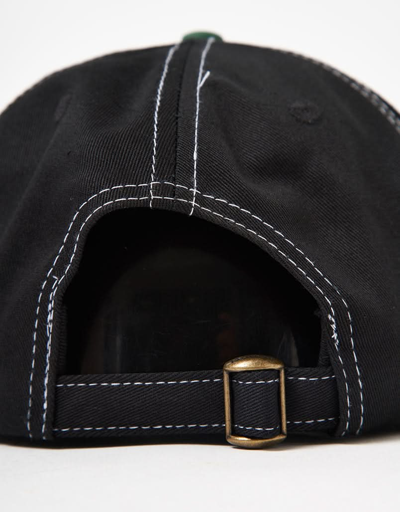 Butter Goods Breaker 6 Panel Cap - Black/Forest