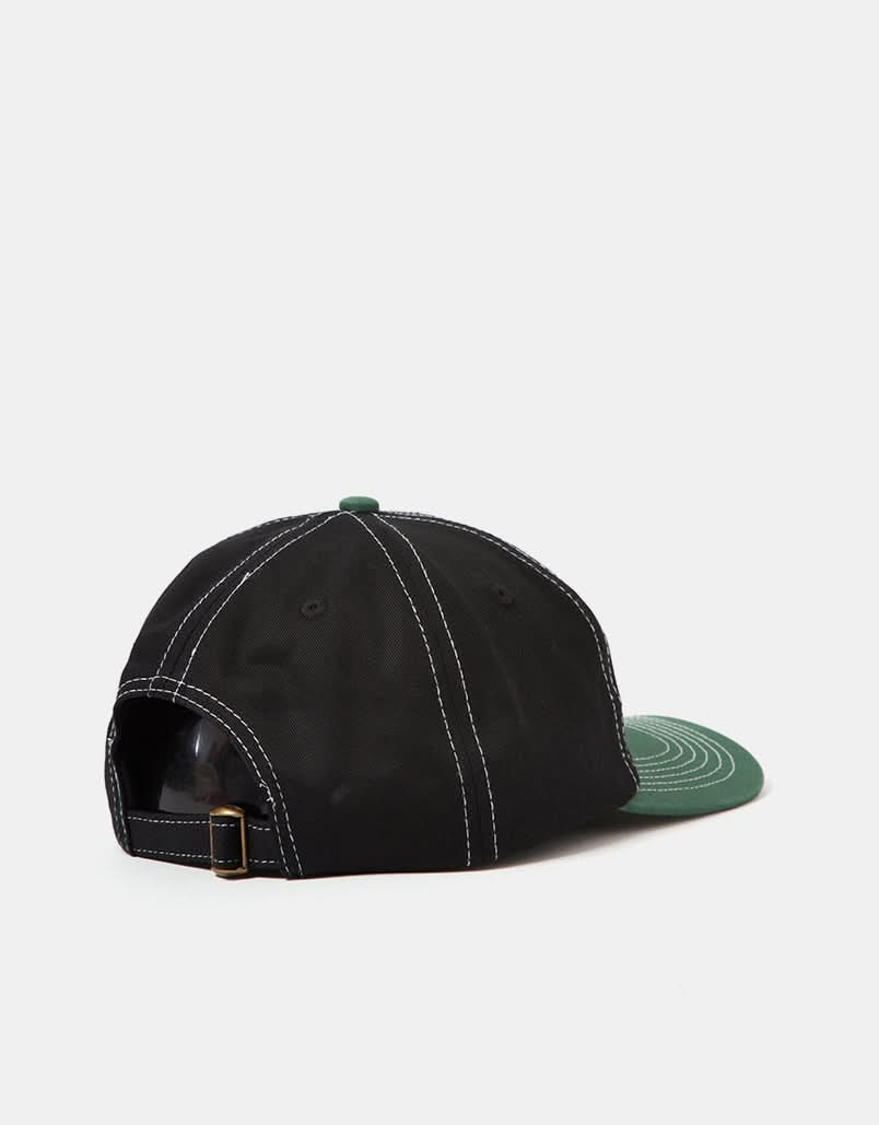 Butter Goods Breaker 6 Panel Cap - Black/Forest