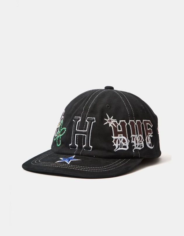 Gorra HUF Mashup Snapback - Negro