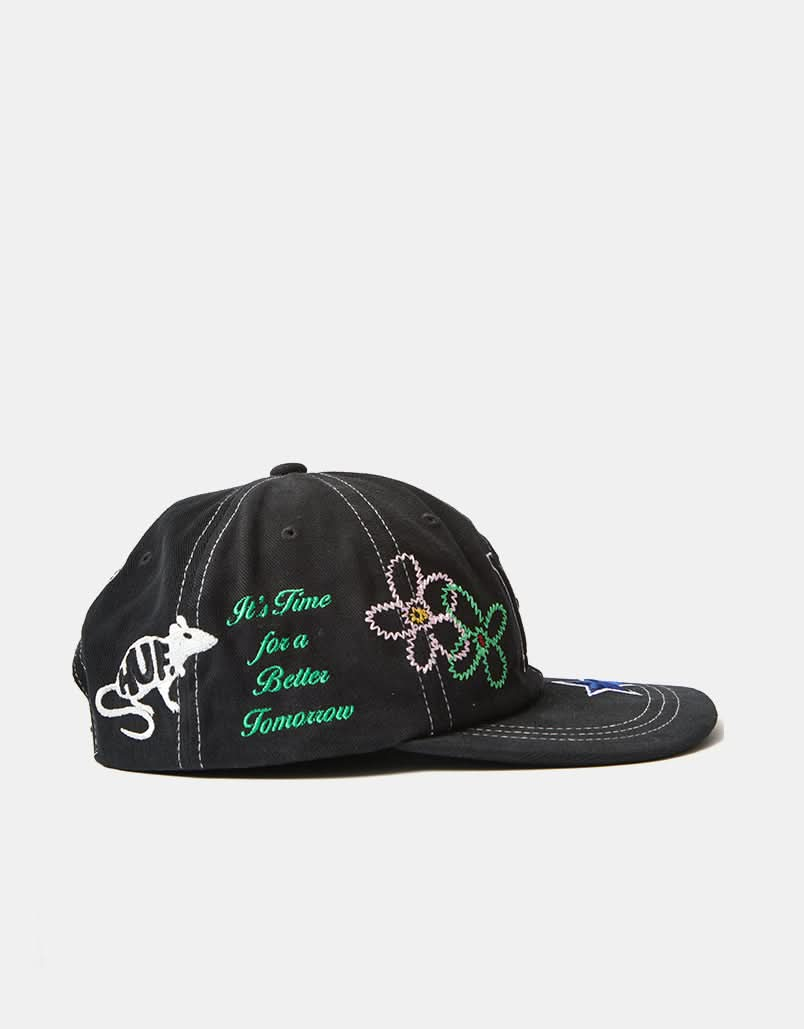 Cappellino snapback HUF Mashup - Nero