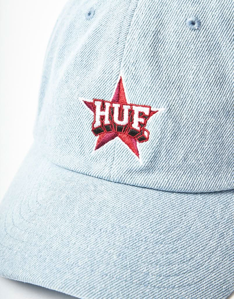 HUF All Star 6 Panel Cap - Light Blue