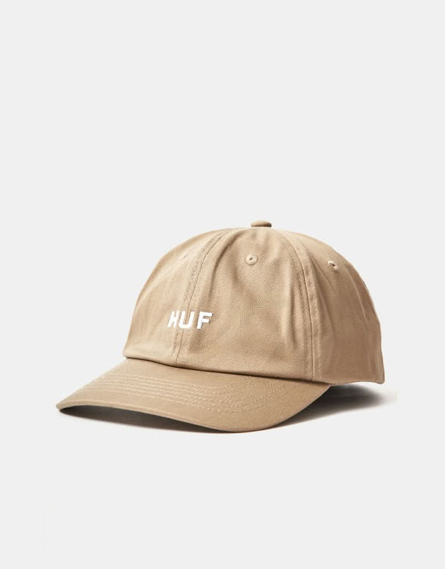 HUF OG Logo Curved Visor Cap - Biscuit