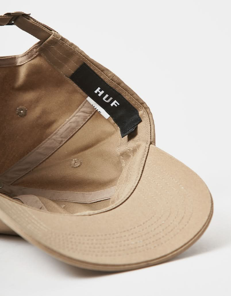 HUF OG Logo Curved Visor Cap - Biscuit