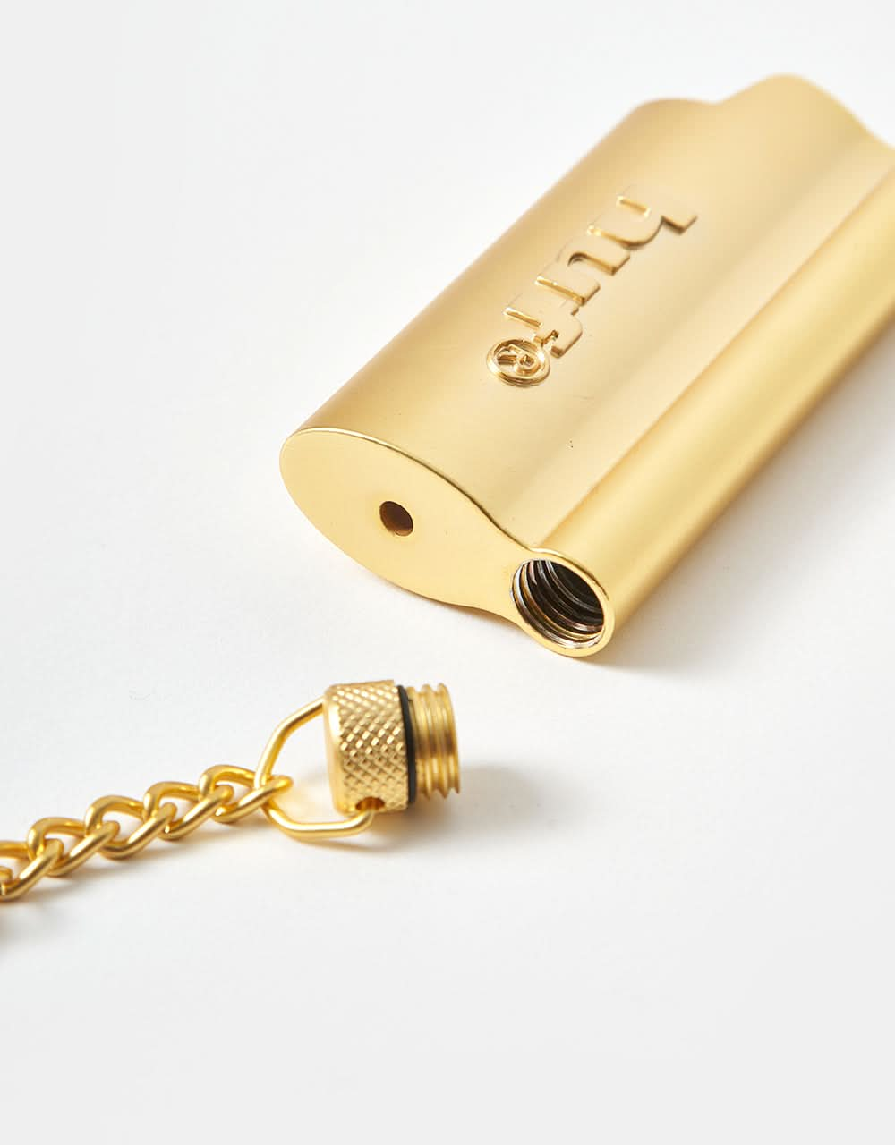 HUF Burner Lighter Sleeve Keychain - Gold