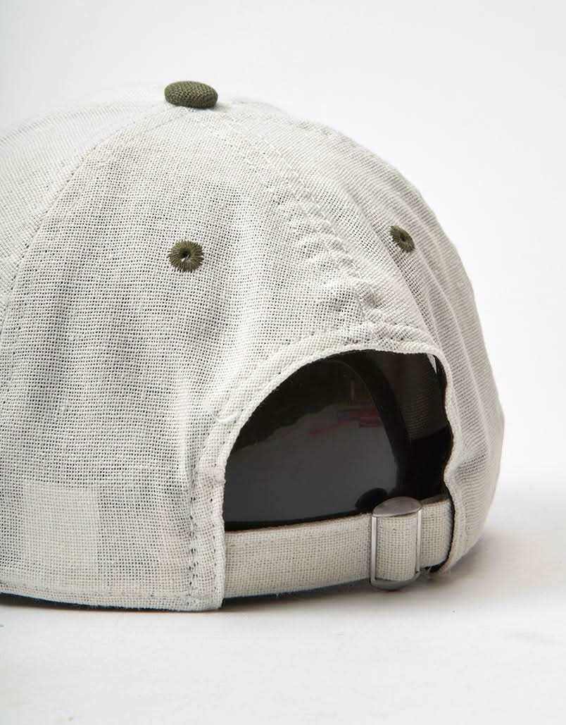 New Era 9Twenty® Linen Script Cap - White/Olive