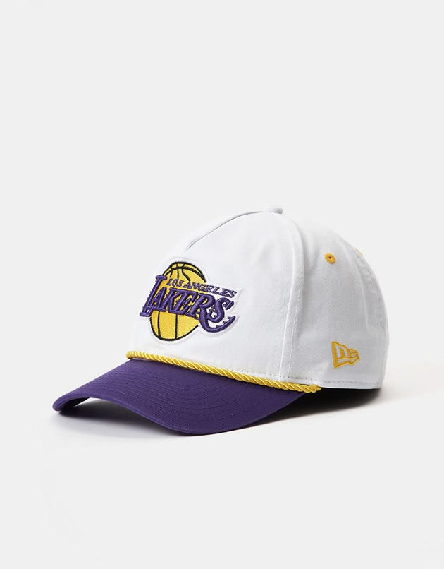 New Era NBA Los Angeles Lakers Washed Golfer Cap - White/Purple