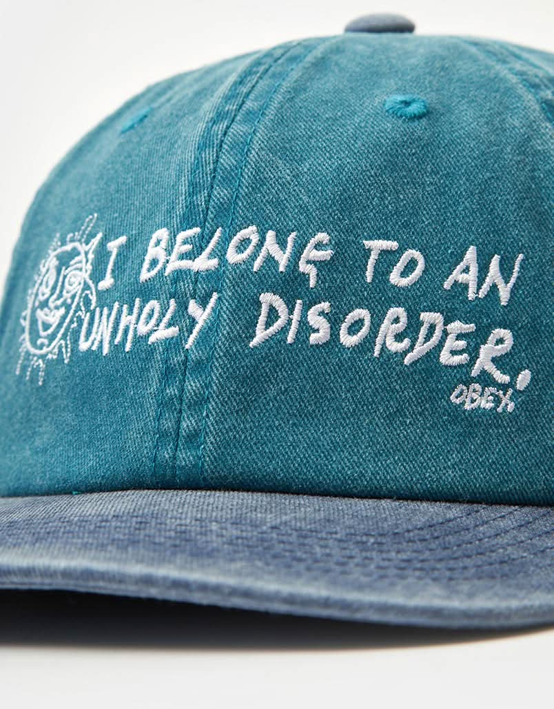 Gorra de 6 paneles Obey Pigment Disorder - Pigment Teal Multi