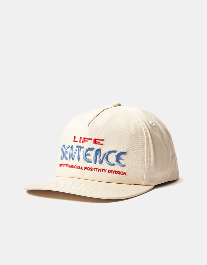 Casquette Snapback Obey Life Sentence - Écru