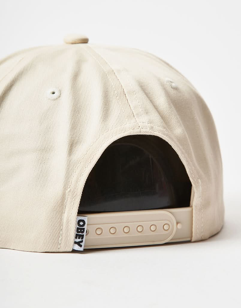 Obey Life Sentence Snapback Cap - Unbleached