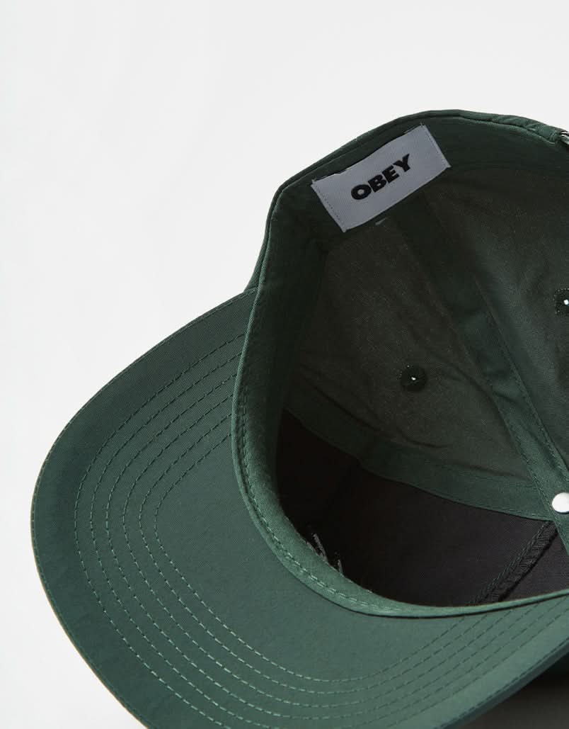 Gorra Snapback Obey Tropical Nylon - Cedro Oscuro