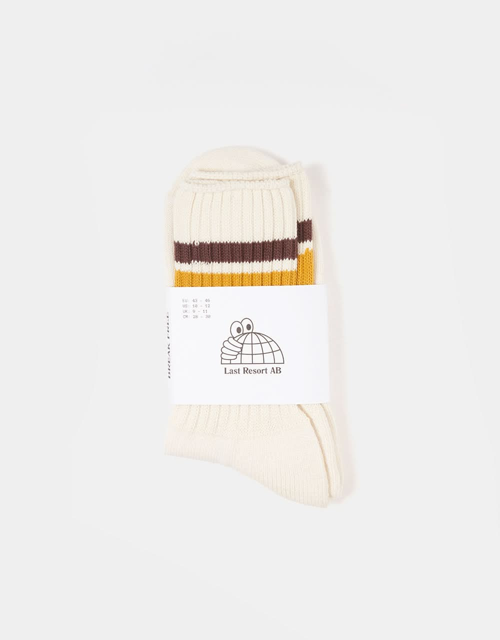 Last Resort x Julian Smith Retro Sock - Yellow