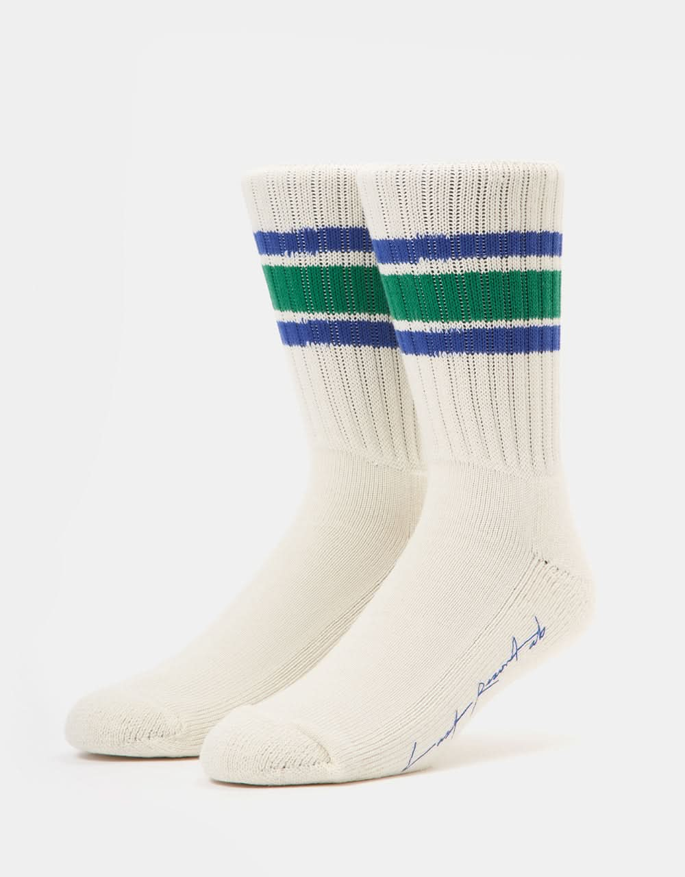 Last Resort x Julian Smith Retro Sock - Kelly Green