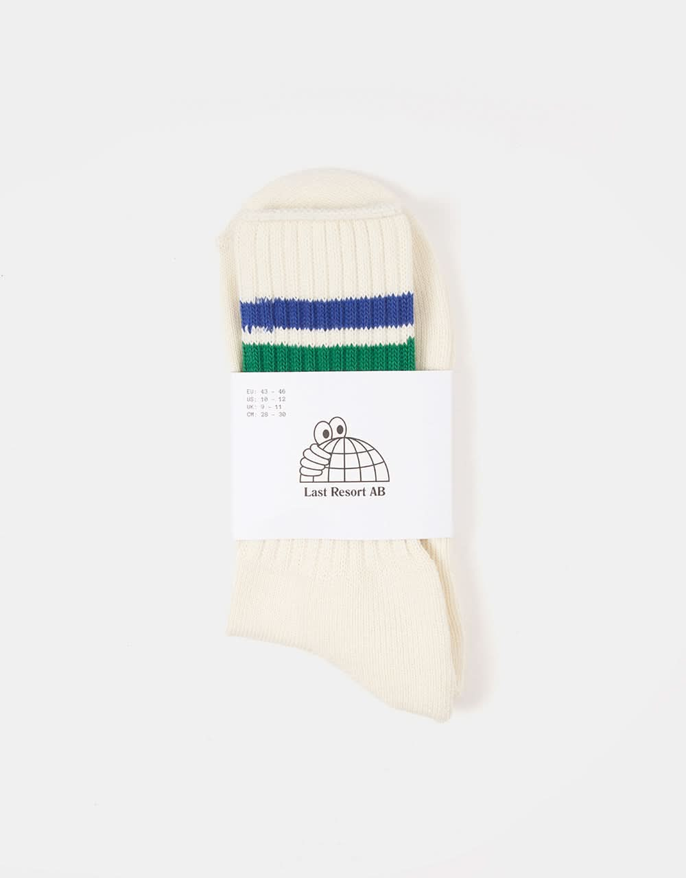 Last Resort x Julian Smith Retro Sock - Kelly Green