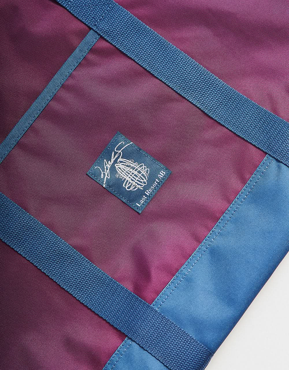 Last Resort x Julian Smith Cooler Bag - Plum/Dirty Blue