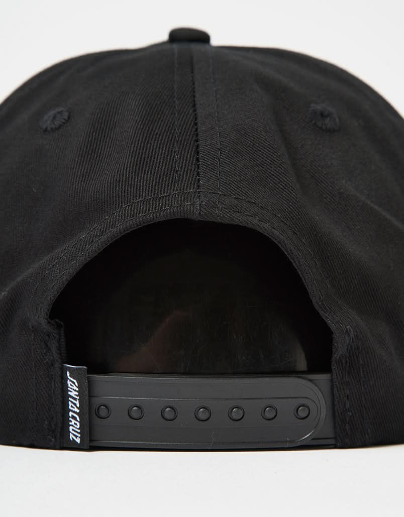 Casquette Snapback Simplifiée Santa Cruz Salba Tiger - Noir