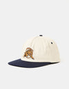 Santa Cruz Salba Tiger Simplified Snapback Cap - Natural/Navy