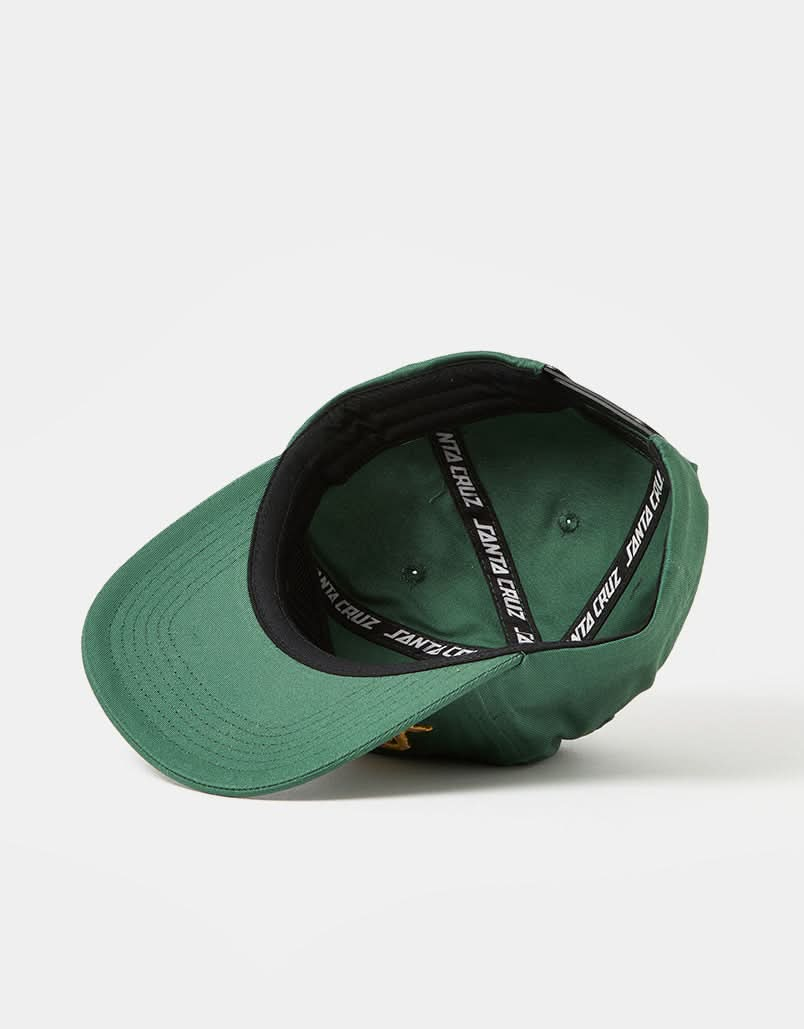 Santa Cruz Dungeon Strip Snapback Cap - Pine