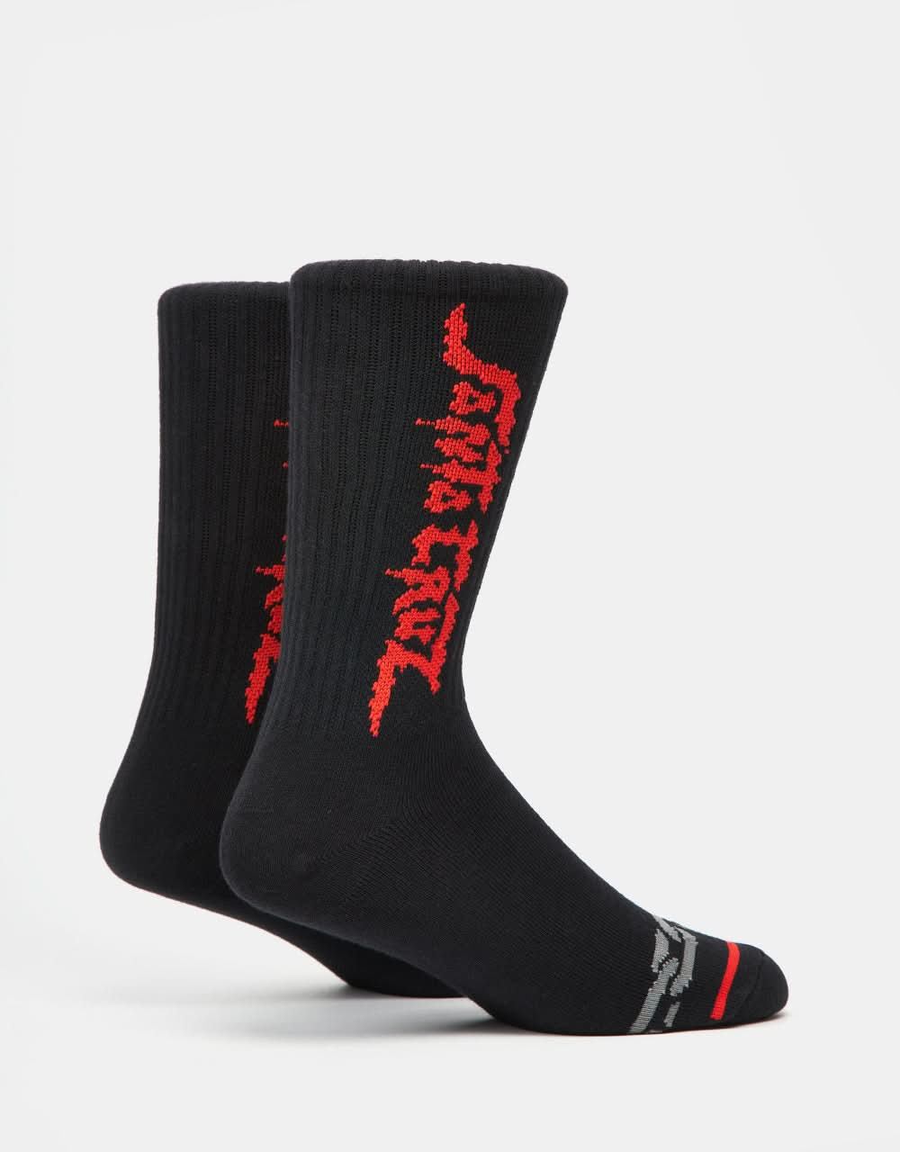 Calcetines Santa Cruz Dungeon Strip - Negro