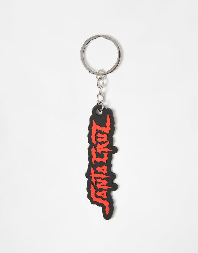 Santa Cruz Dungeon Strip Keyring - Red/Black