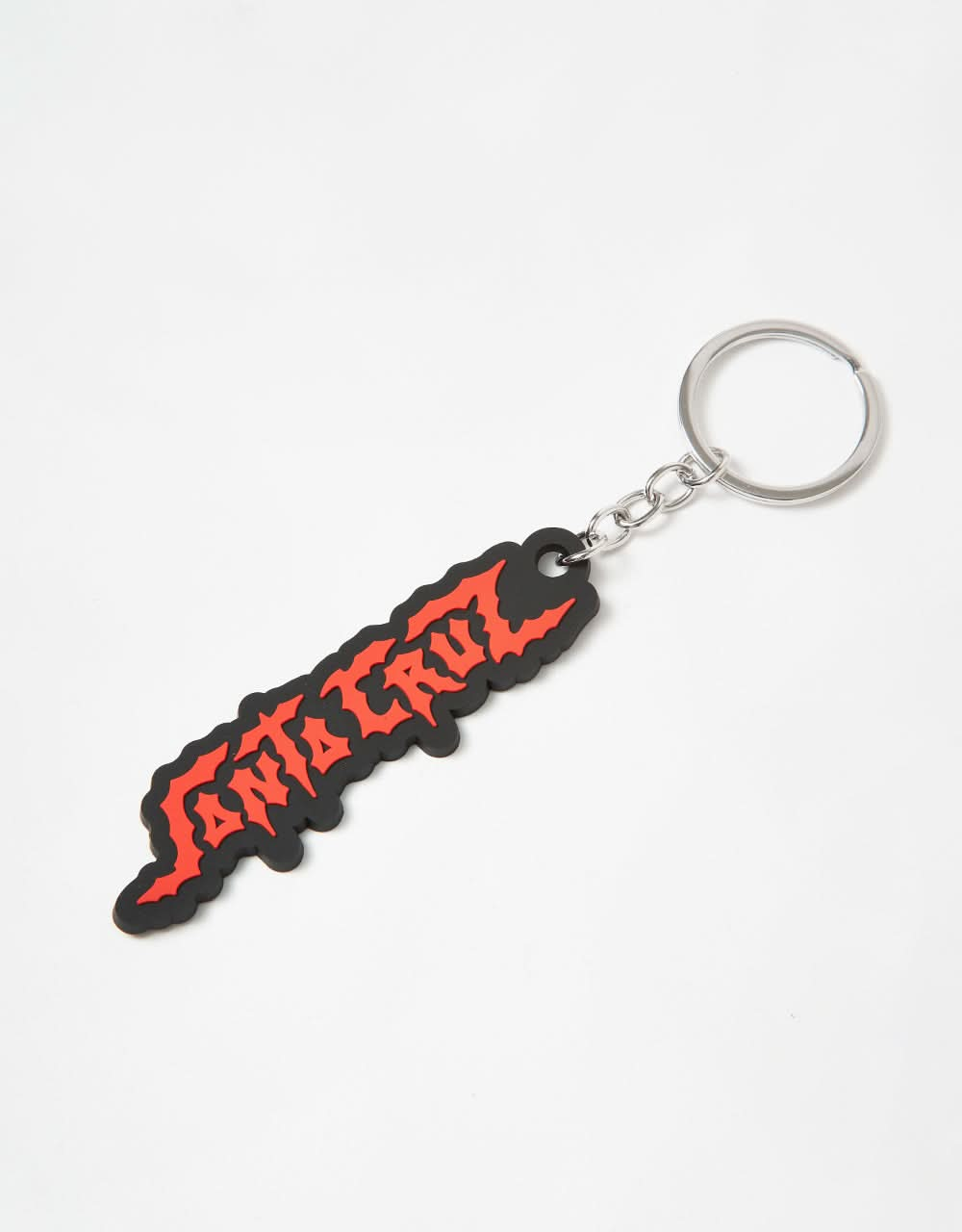 Santa Cruz Dungeon Strip Keyring - Red/Black