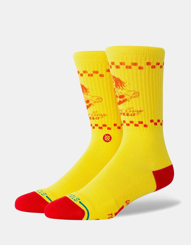 Chaussettes Stance x Stranger Things Surfer Boy Crew - Jaune