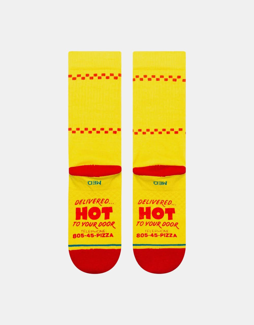 Stance x Stranger Things Surfer Boy Crew Socks - Yellow