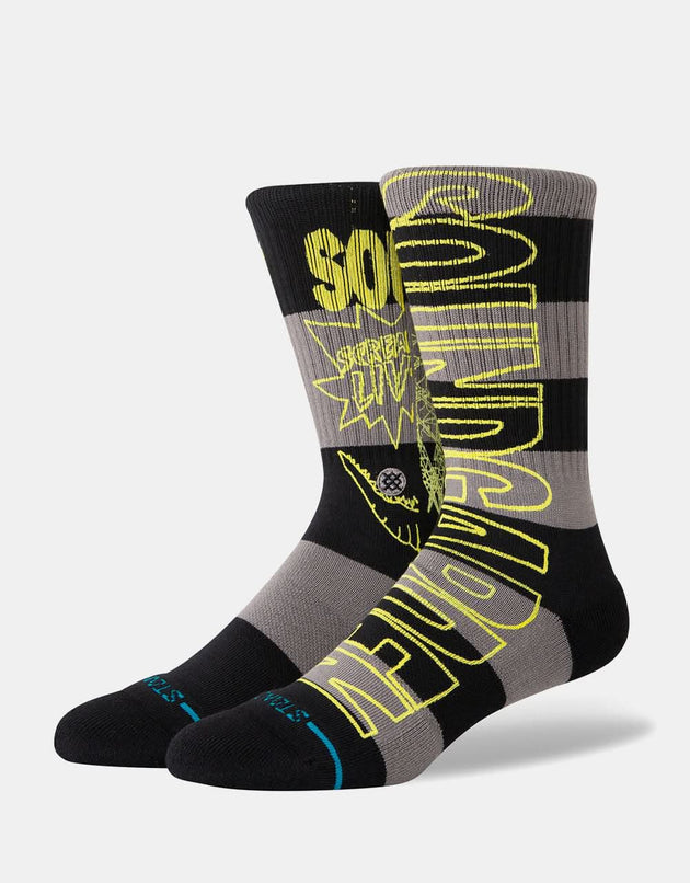 Calcetines Stance Soundgarden Crew - Negro