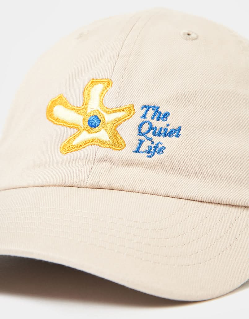 The Quiet Life Ancient Wisdoms Flower Dad Cap - Tan