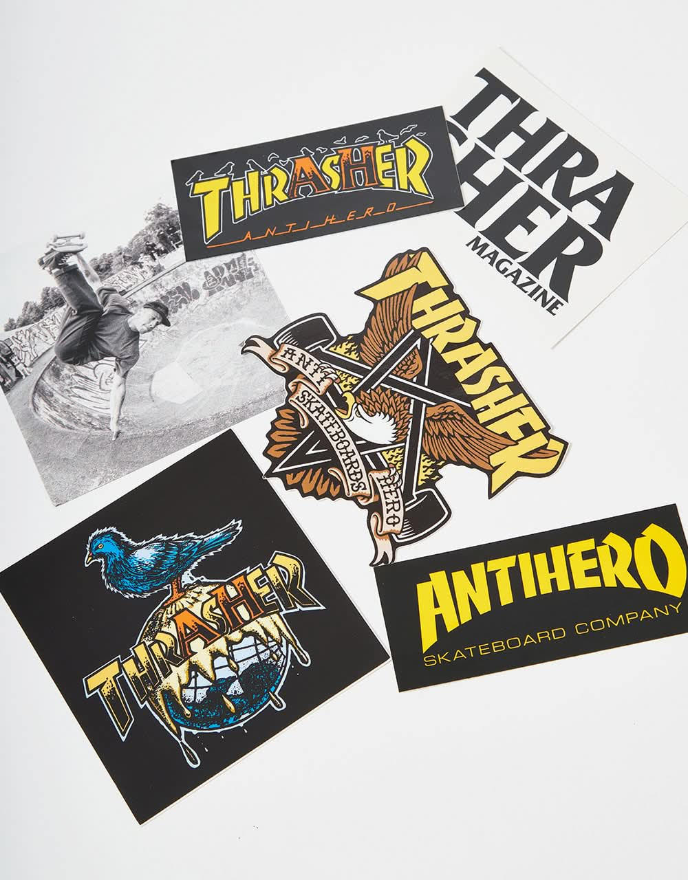 Thrasher x Anti Hero Sticker 5-Pack Sticker - Multi