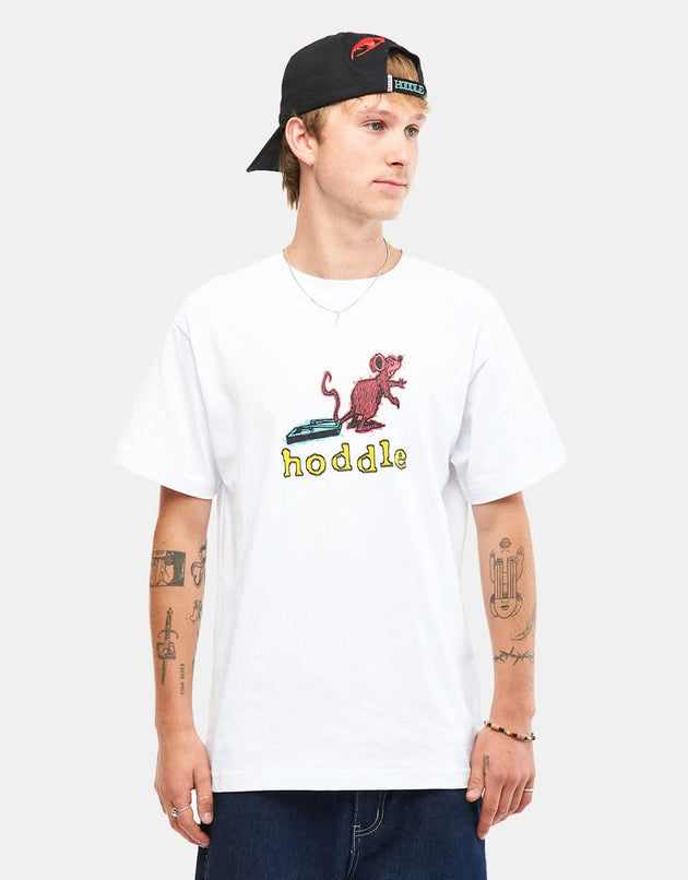 Camiseta Hoddle Rat Trap - Blanco