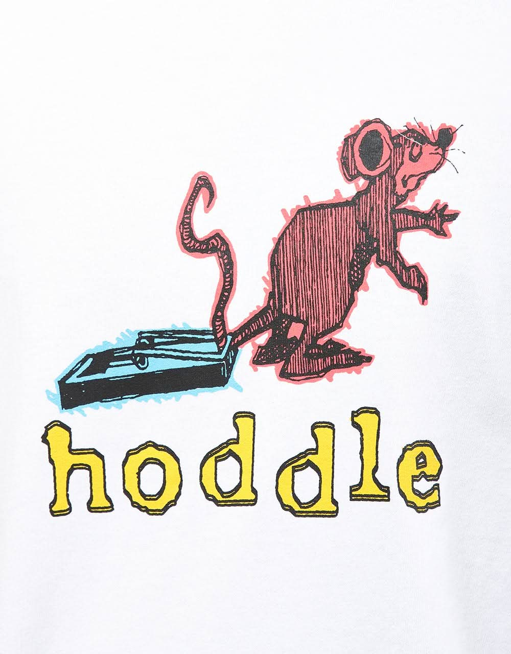 Camiseta Hoddle Rat Trap - Blanco