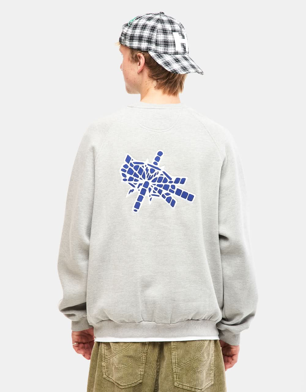 Hoddle Satellite Crewneck Sweater - Heather Grey