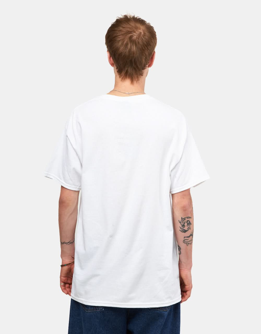 Thrasher x Anti Hero Cover The Earth T-Shirt - White