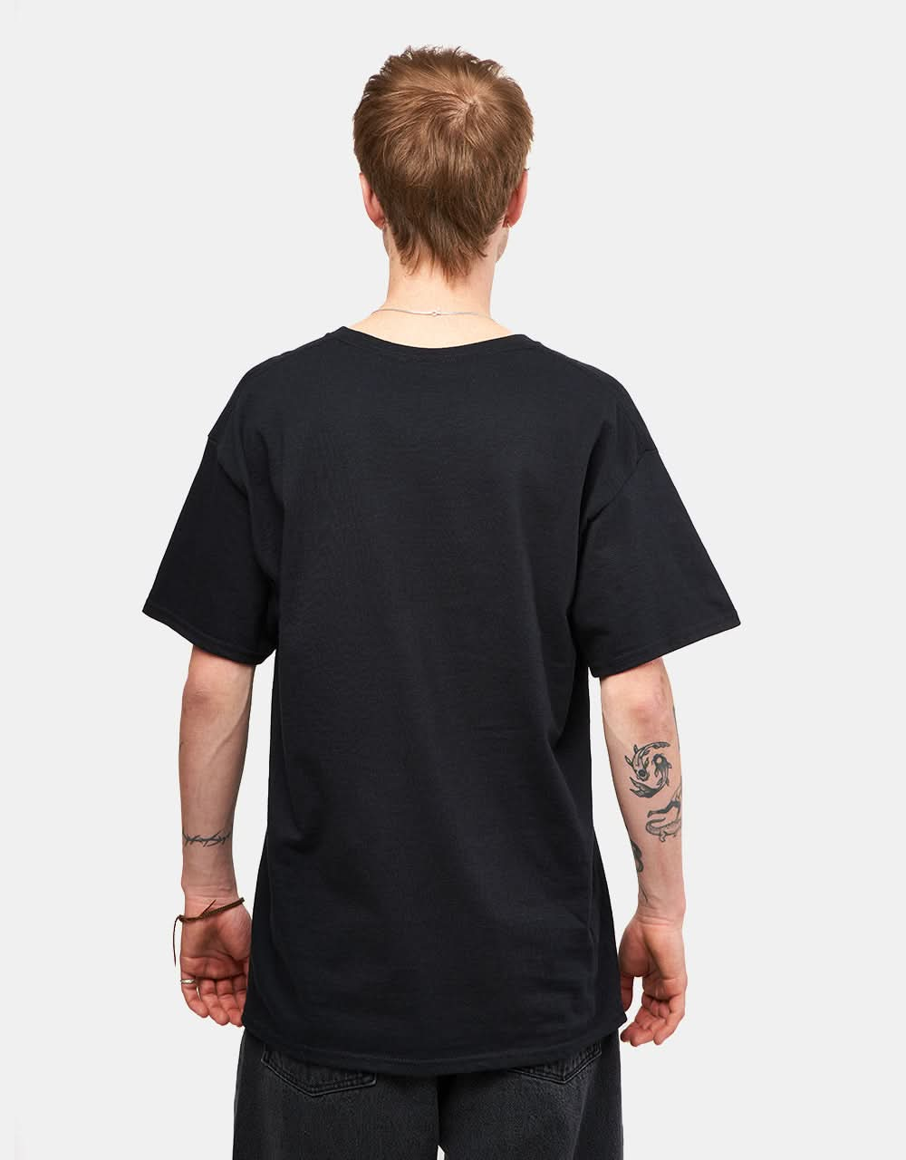 Camiseta Thrasher x Anti Hero Mag Banner - Negro