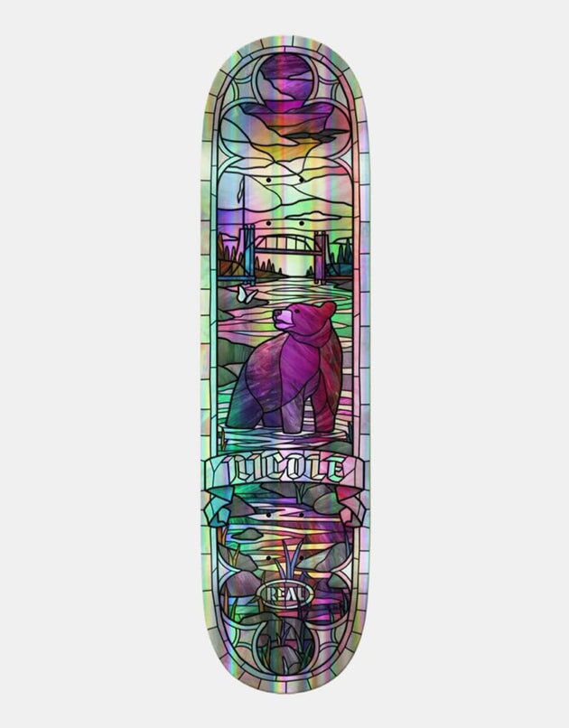 Real Nicole Cathedral Holographic Skateboard Deck - 8.38"