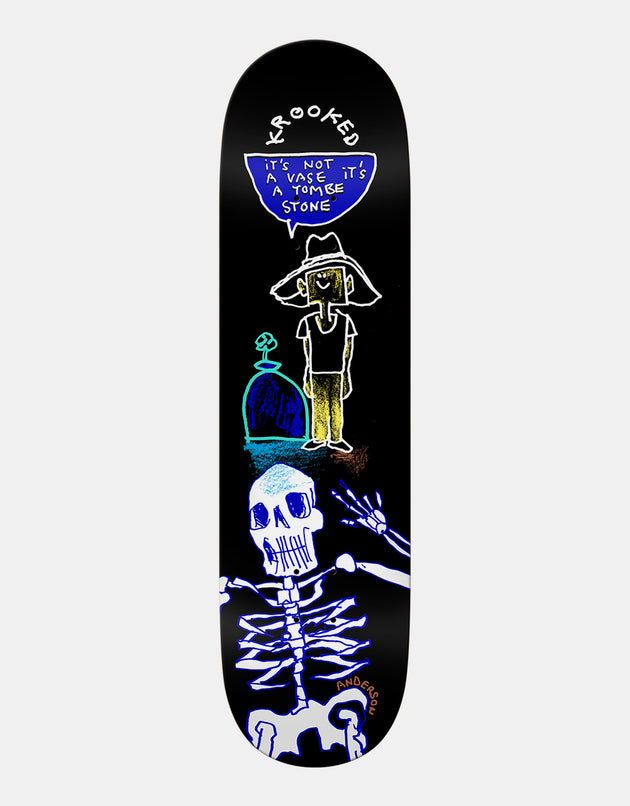 Tabla de skate Krooked Manderson Tombe Stone - 8,38"