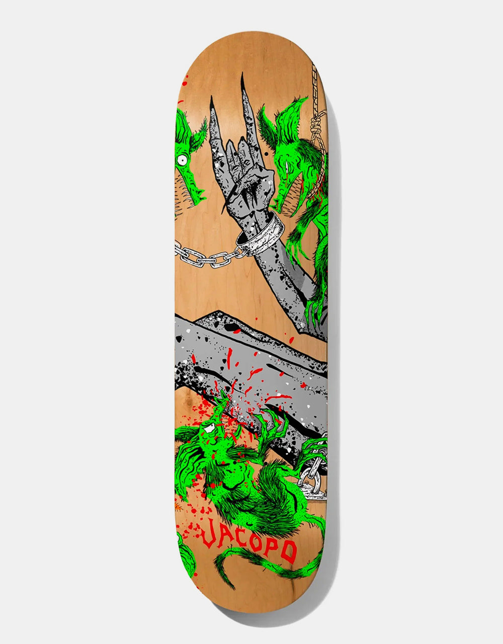 Tavola da skateboard Baker x Neckface Jacopo Toxic Rats - 8,25"