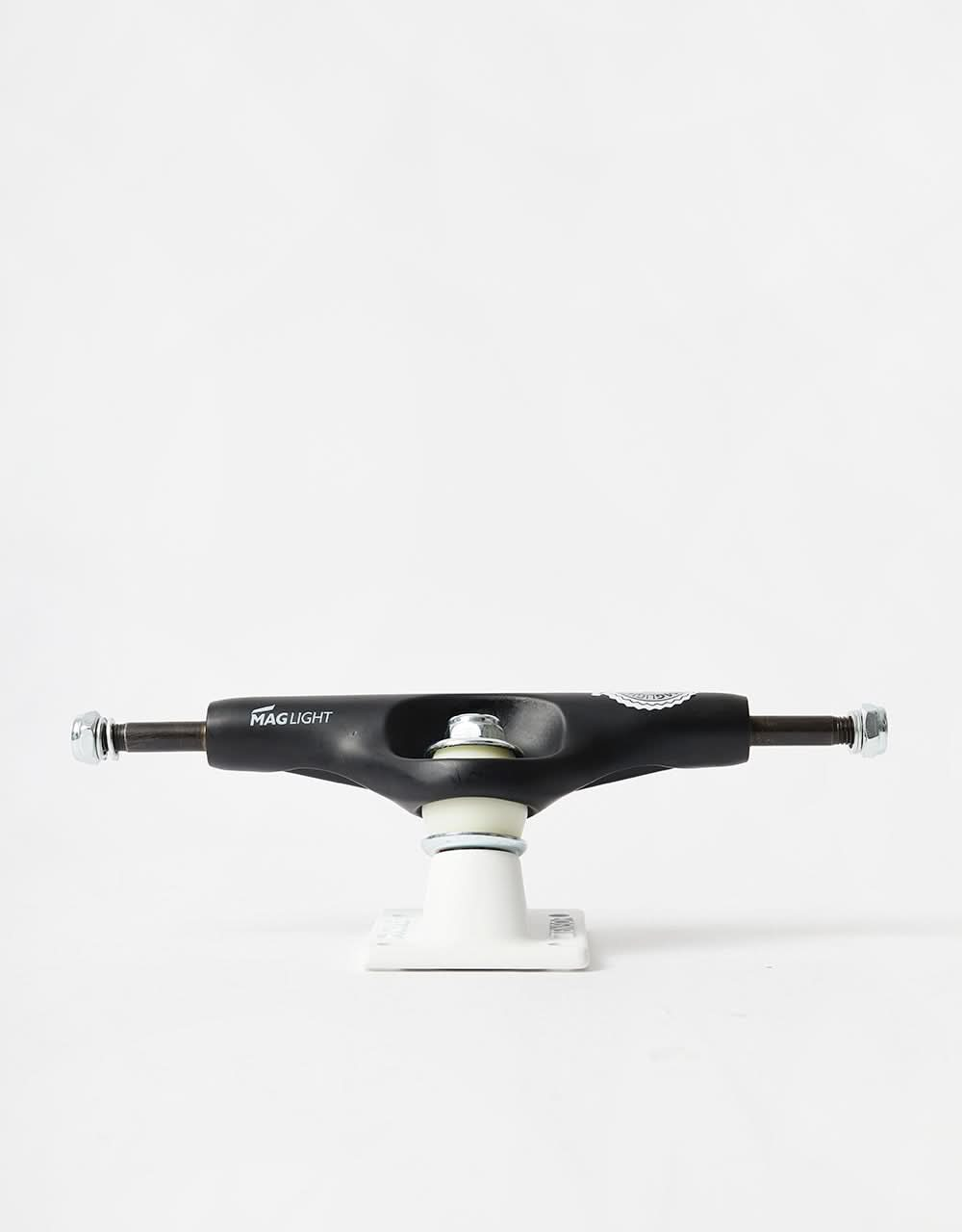 Tensor Mag Light 5.25 Skateboard Trucks - Black/White