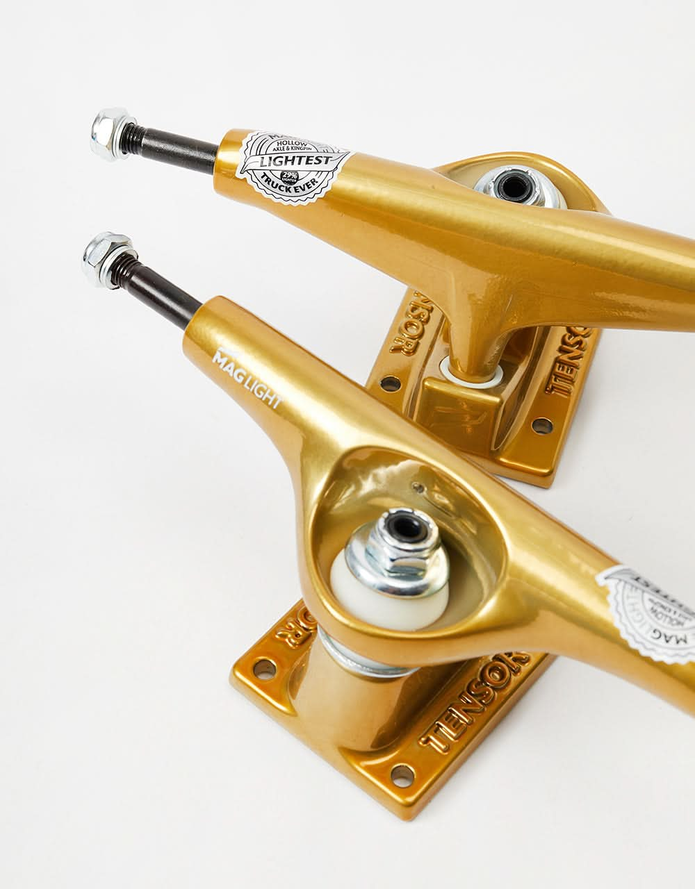 Tensor Mag Light Glossy 5.5 Skateboard Trucks - Gold