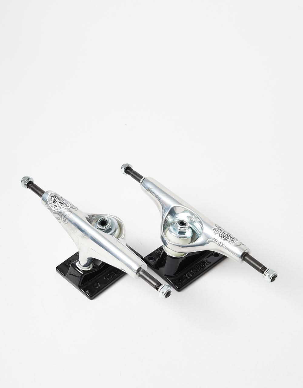 Tensor Mag Light Glossy 5.25 Skateboard Trucks - Silver