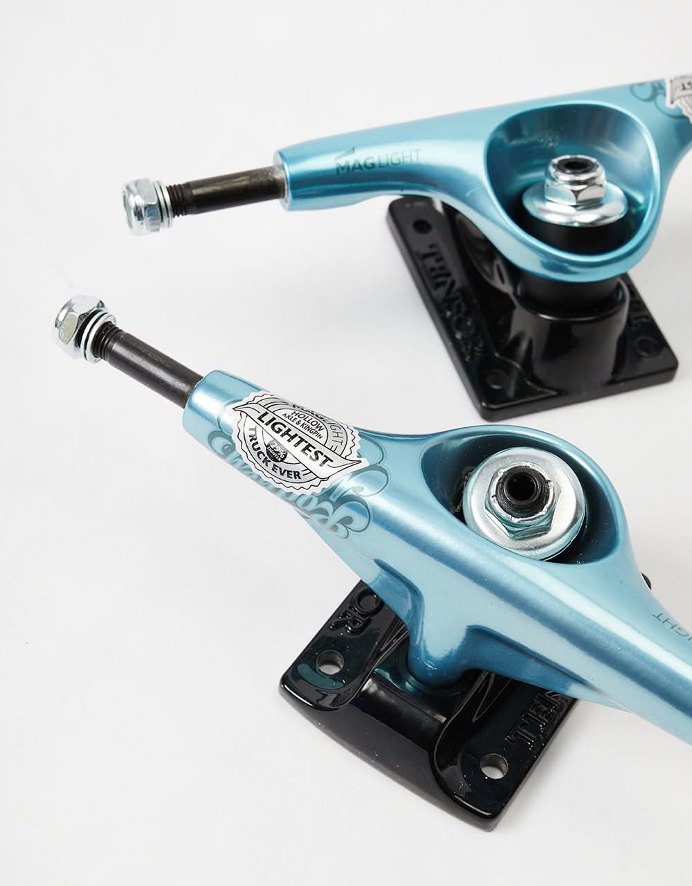 Tensor Mag Light Glossy 5.25 Skateboard Trucks - Blue