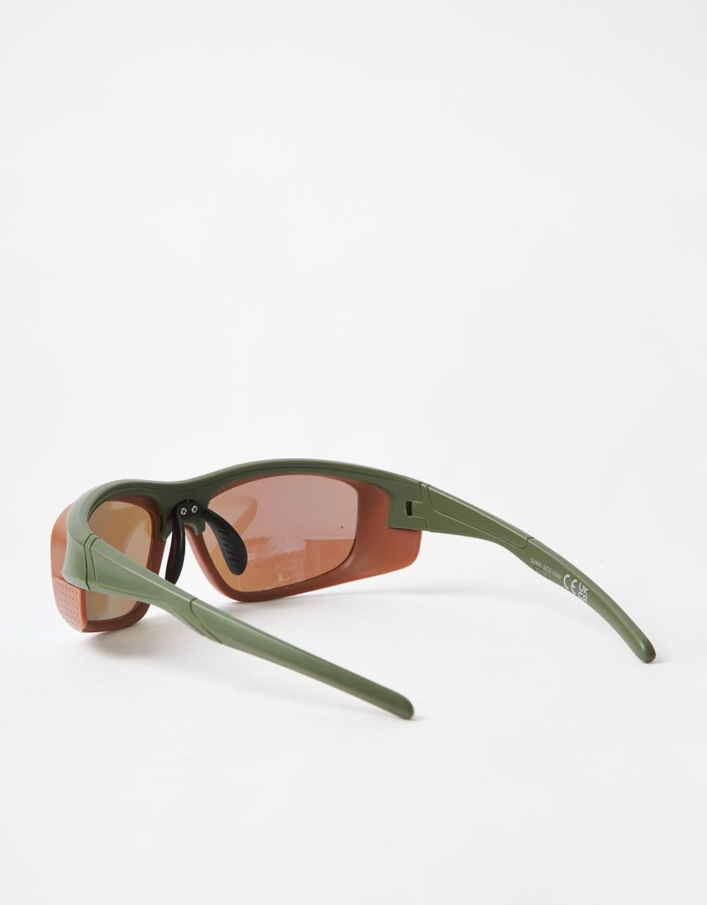 Route One Buggin' Sunglasses - Green/Brown/Blue Mirror