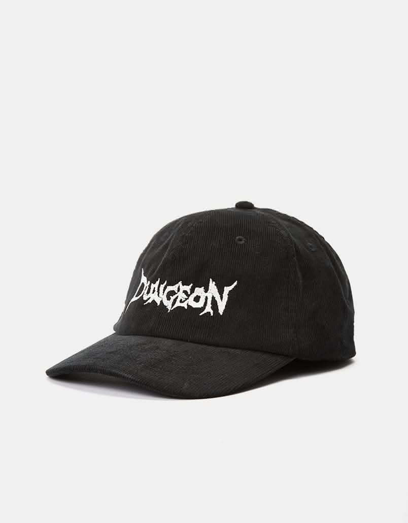 Dungeon Cord Logo Strapback Cap - Black (GITD)