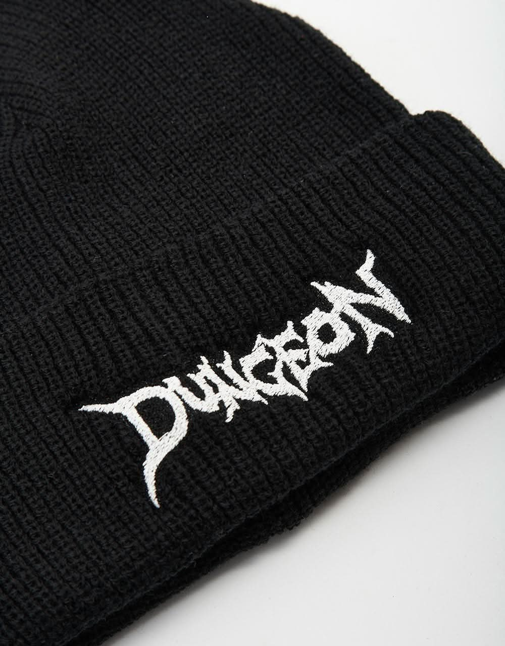 Dungeon Logo Beanie - Black (GITD)