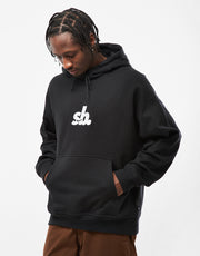 Nike SB Embroidered Pullover Hoodie - Black/White