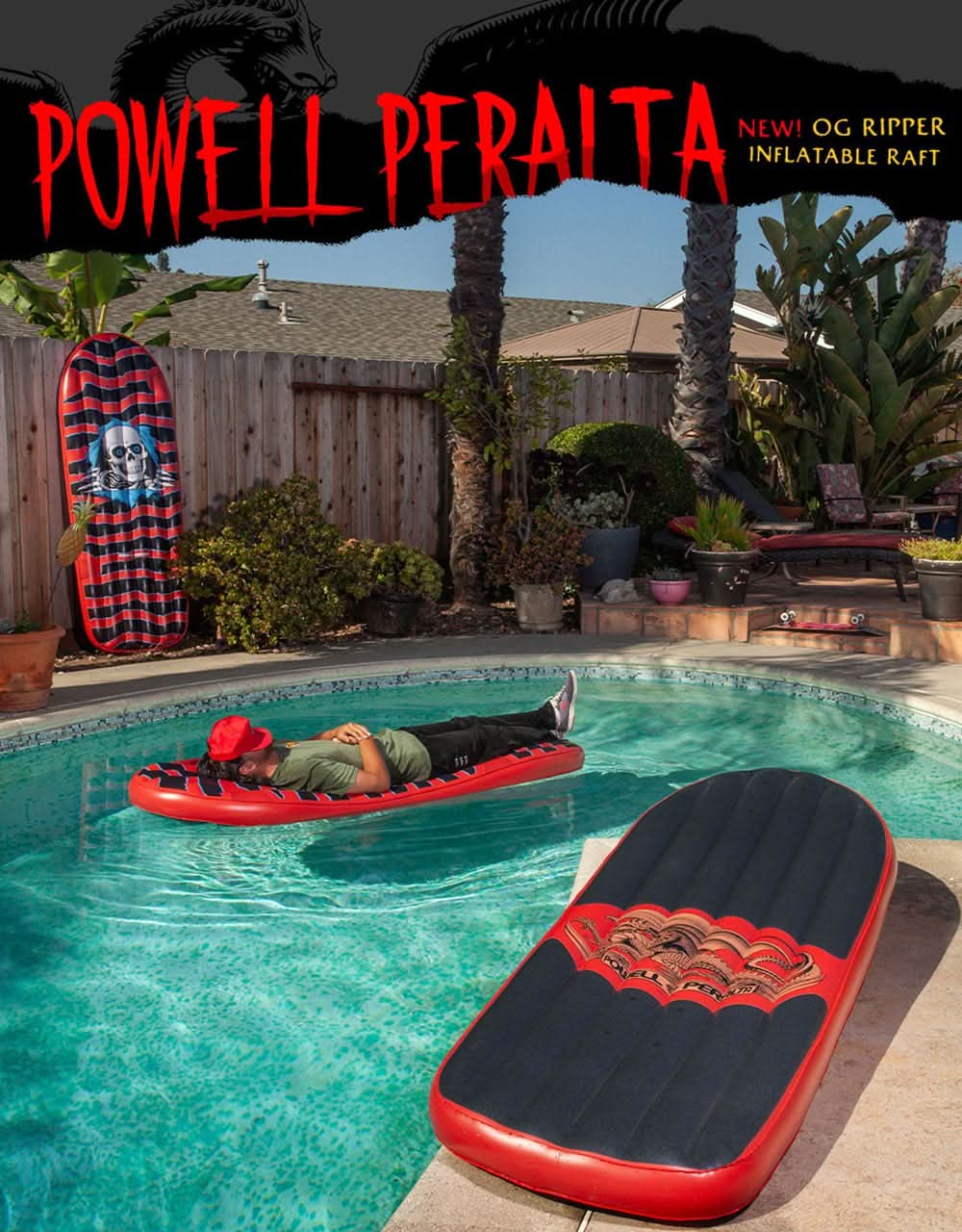 Zattera della piattaforma dello scarificatore di Powell Peralta