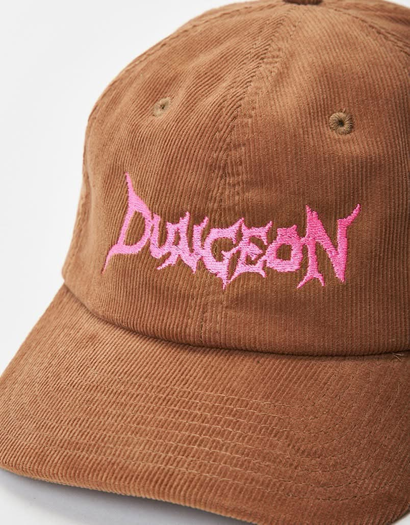 Dungeon Cord Logo Strapback Cap - Camel