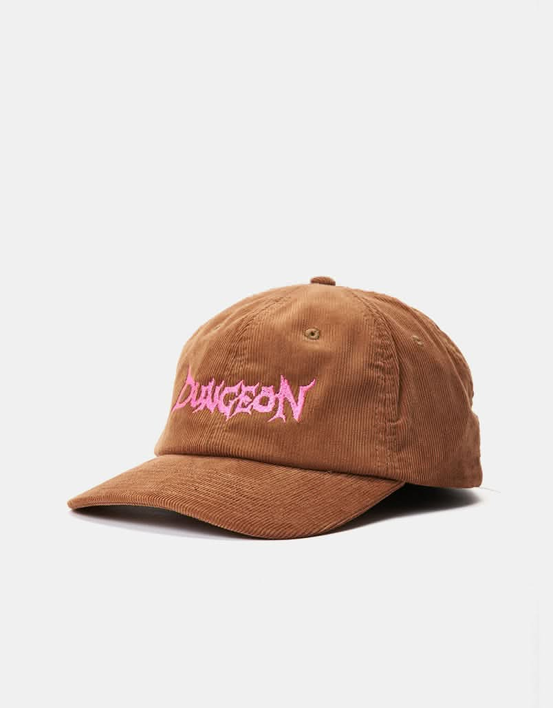 Dungeon Cord Logo Strapback Cap - Camel