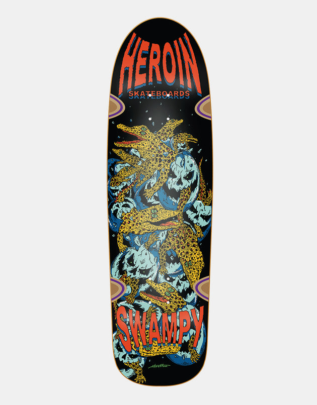 Tavola da skateboard Heroin Swampy x Hirotton Gators DMODW - 9.125"