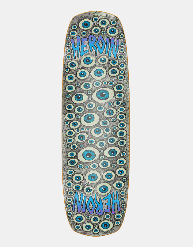 Heroin Seeing Double Shovel Symmetrical Skateboard Deck - 9.5"